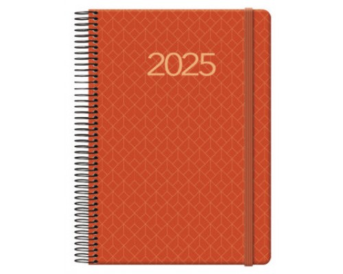 AGENDA 2025 NEWPORT DÍA PÁGINA 14 X 20 CM COLOR TEJA DOHE 12919 - 25 (Espera 4 dias)